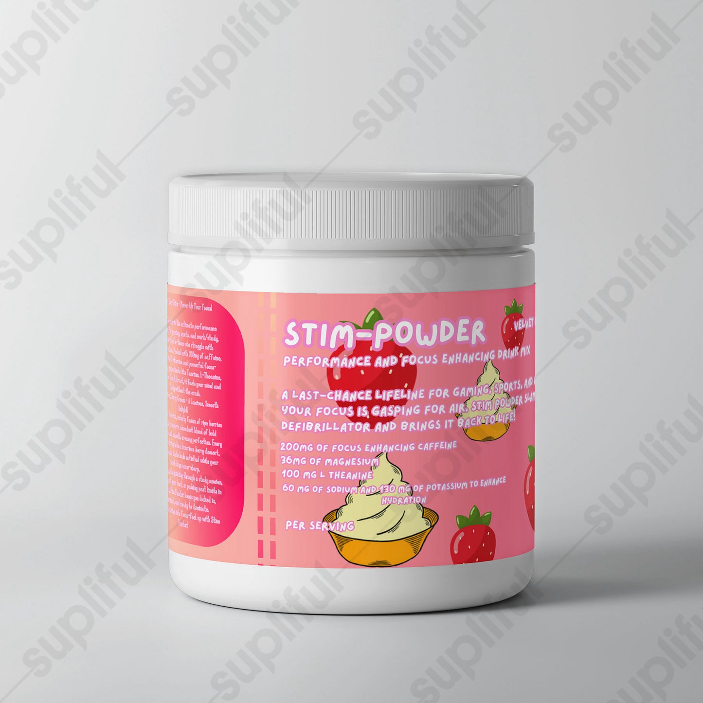 Energy Powder (Strawberry Shortcake)