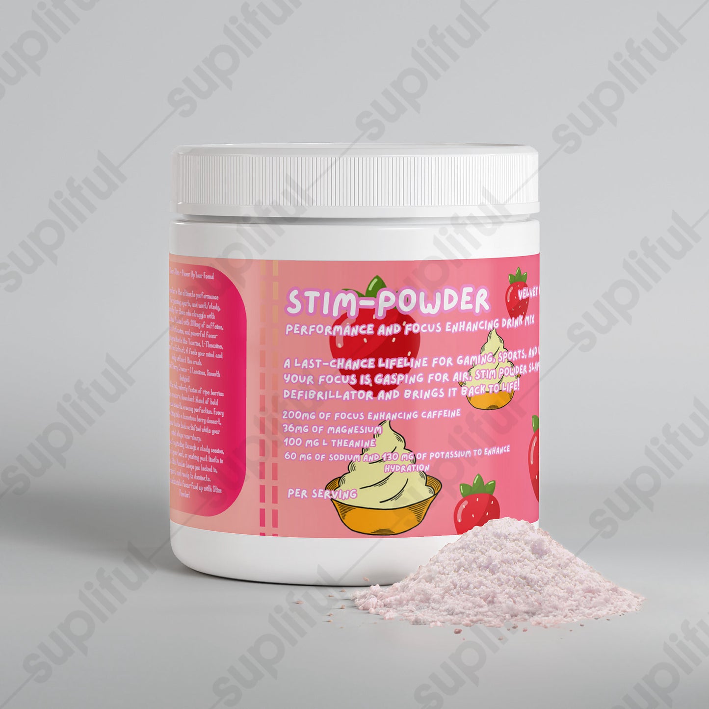 Energy Powder (Strawberry Shortcake)